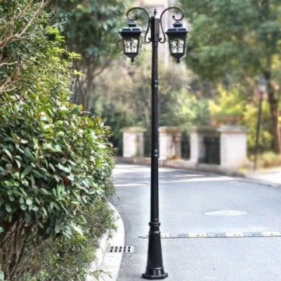 廠家定制庭院路燈小區(qū)公園廣場(chǎng)景觀燈市政園林高桿燈戶外街道路燈