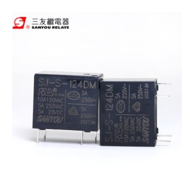 三友繼電器SJ-S-105/112/124DM 一組常開4腳超小型功率繼電器