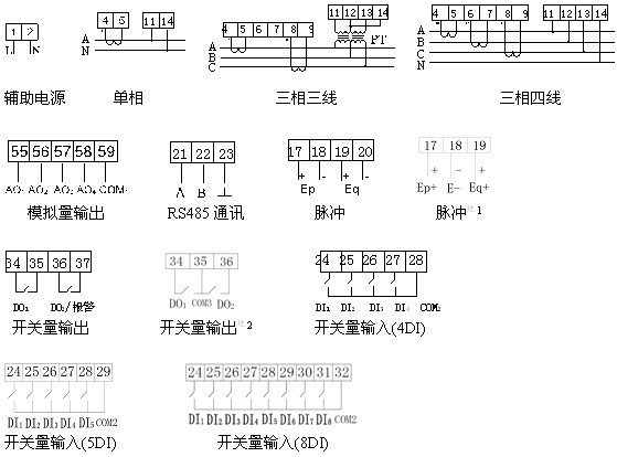 安科瑞交流單相電流表PZ48L-AI示例圖14