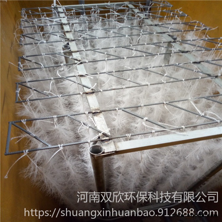 山西彈性填料布水、布?xì)庑阅芎?立體彈性填料易生膜 彈性填料易切割氣泡